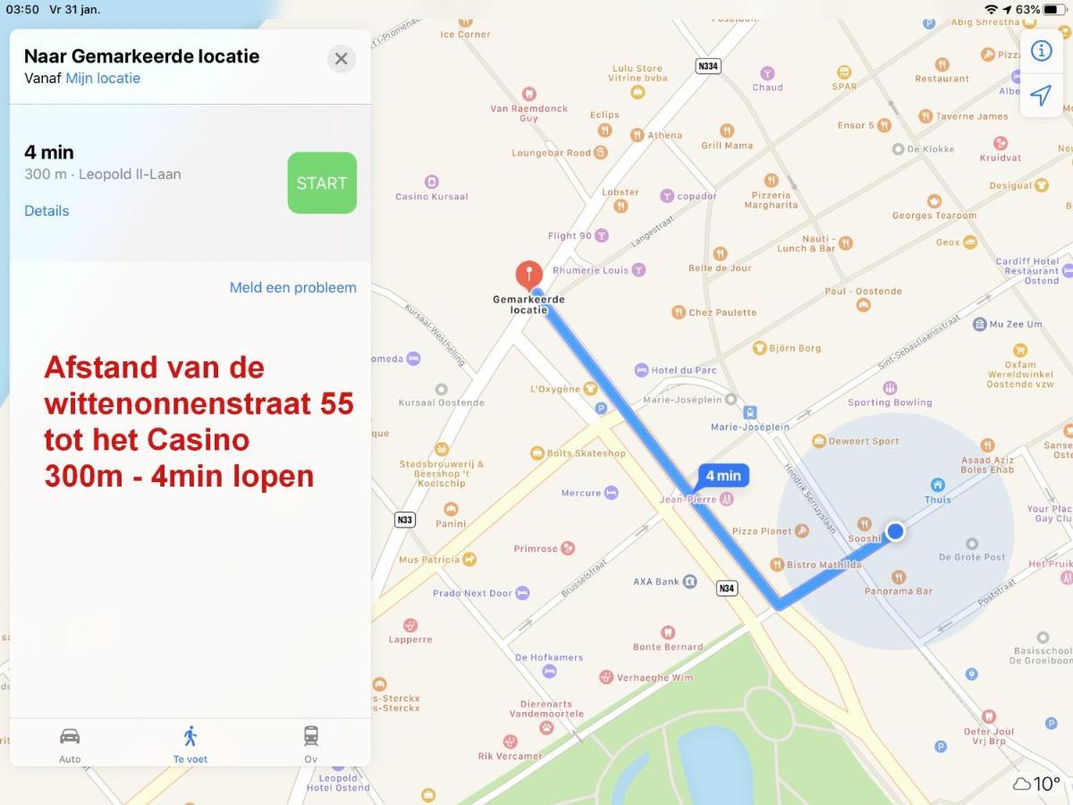 Emiel Centrum Met Garage Apartment Ostend